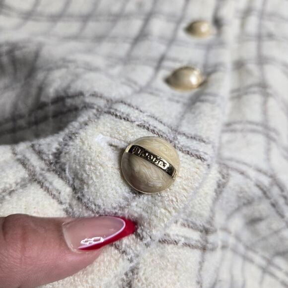 St. John Collection by Marie Gray Tweed Plaid Knit Jacket Size: 6 - Picture 8 of 8